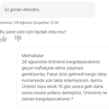 Burenze.com Ürünüm Gelmedi. Firma İlgisiz