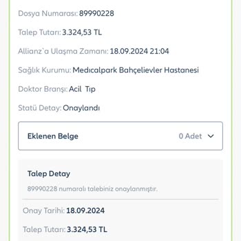 Medical Park Hastanesi Bahçelievler Kontrol Süresi Hakkının Çalınması