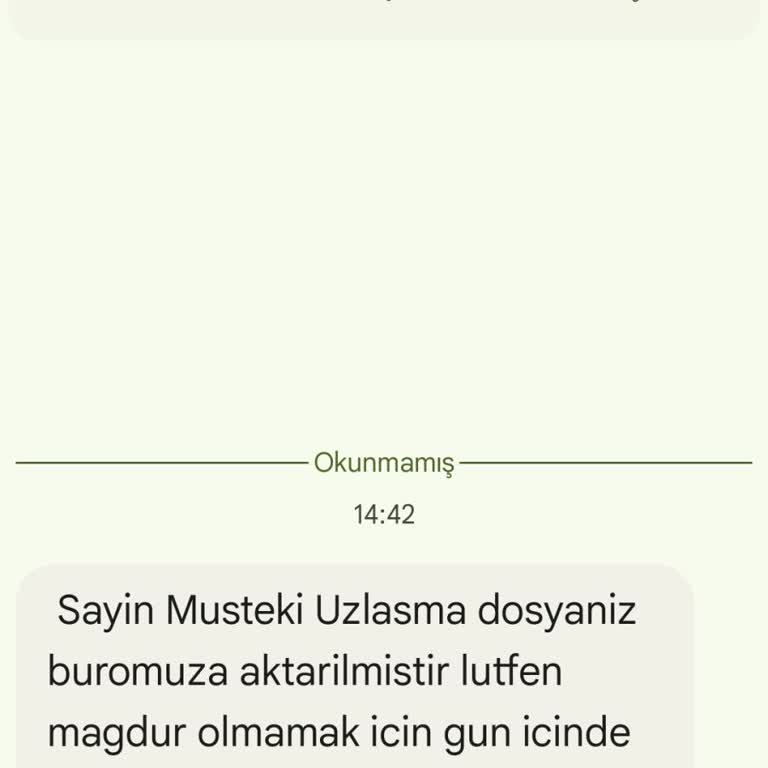 TLY UZLASMA (SMS) Tly Uzlaşma (SMS)