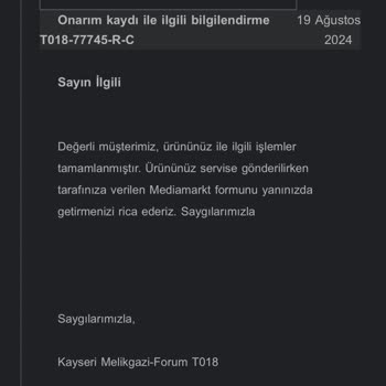 Media Markt Sorun Çözememe Ürün Arkasında Durmuyor