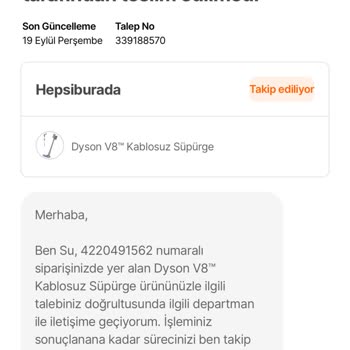 Dyson Süpürgem Yok Satıcı Hepsiburada