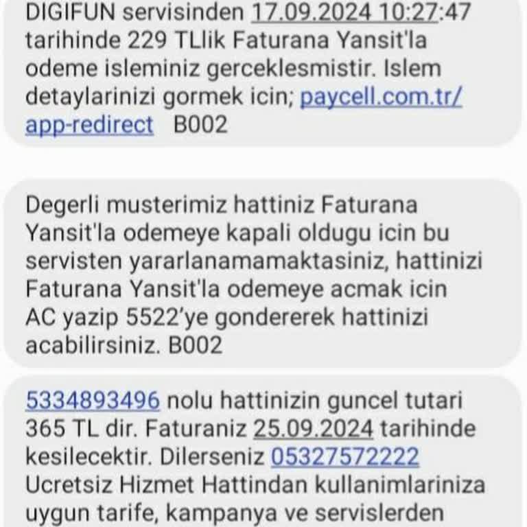 Digifun Ücretinin İptali - Ücret Faturaya Yansıtılmışsa Ücretin İadesi