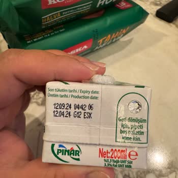 Migros'ta Tarihi Geçmiş Süt