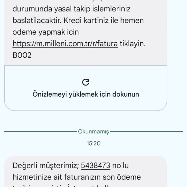 Millenicom Firmasının Haksız Fatura Tahsil Etme Çabası