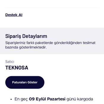 Teknosa'dan Aldığım Dondurucum Neden Gelmiyor?