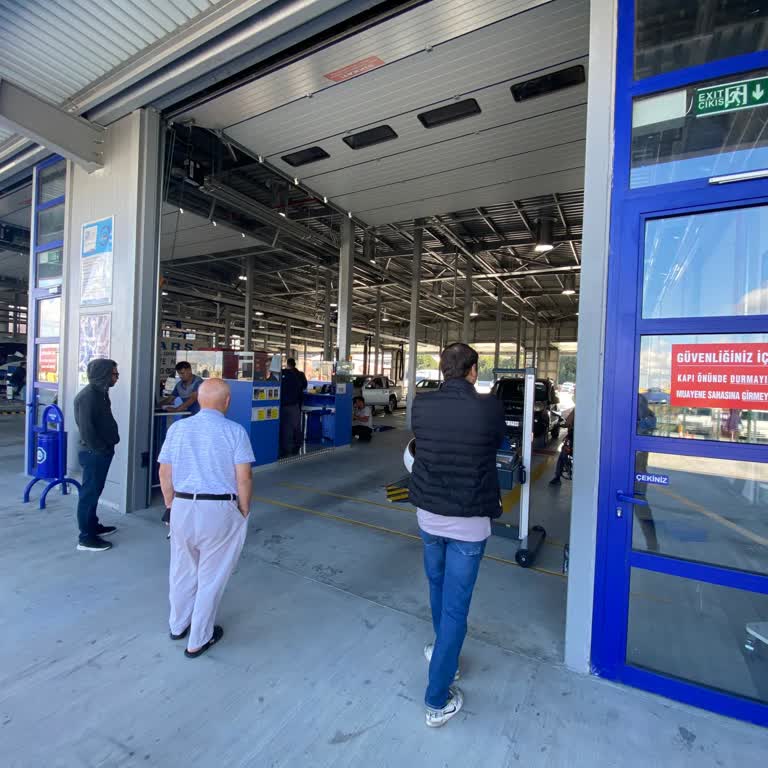 Yüzüncü Yıl Muayene İstasyonu Motorsiklet Muayenesi Ciddiyetsizliği