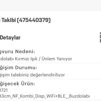 Beko 2,5 Yıl Ömürlü Buzdolabı