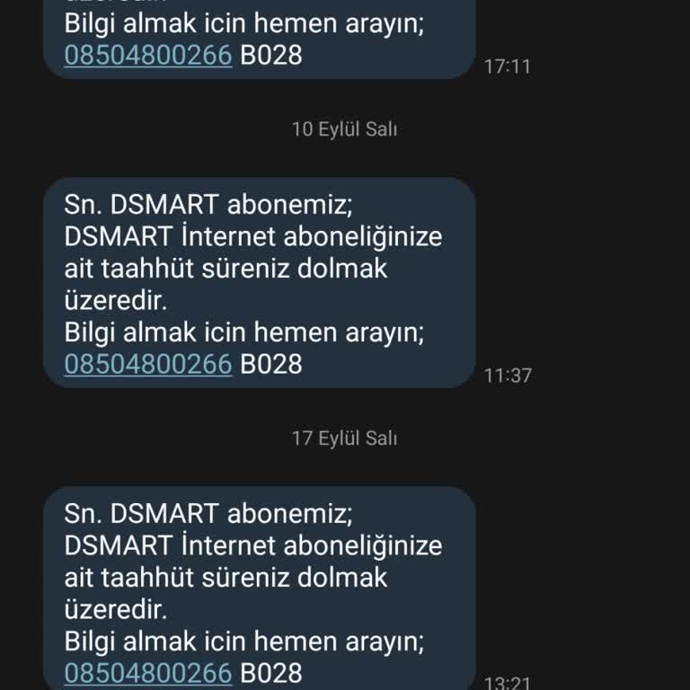 Aken Bilgi Teknolojileri Sürekli Gelen Mesajlar Yüzünden Yaşanan Rahatsızlık