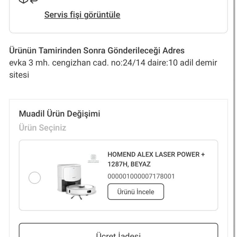 Karaca Züccaciye Karaca İademi Vermiyor