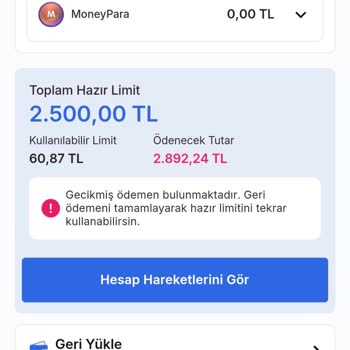 Migros MoneyPay Borcumu Ödediğim Halde Parayı İade Etti
