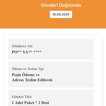 MNG Kargo Bilgim Dışında Ürünü İade Ediyor