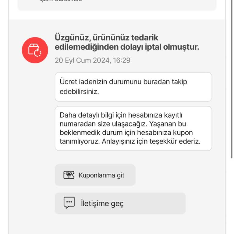 Hepsiburada'da Stok Sorunu Ve Yetersiz Çözüm
