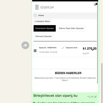 OZSARICAM Ozsaricam Kargo Çıkışı Yapmıyor Ve İlgisizler