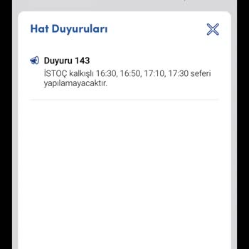 İstanbul Senin İBB 143 Numaralı Hattın Seferlerinin Açıklama Yapılmadan İptal Olması