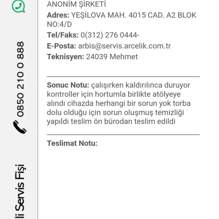 Altus Elektrikli Süpürge Şikayet