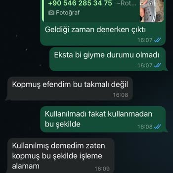 Rota Ayakkabı (rotaayakkabicilik) Hatalı Ürünü Kabul Etmeme