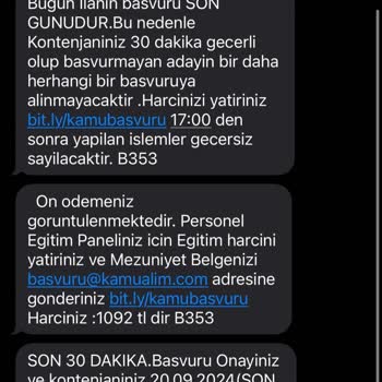 Kariyer Adam KPSS Şartsız İş Vadi İle Bilgilerimin Alınması