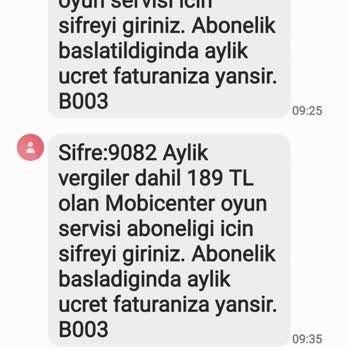 Vodafone Faturama Bilgim Dışında Yansıtılan Yüksek Ücretler