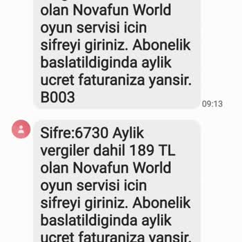 Vodafone Faturama Bilgim Dışında Yansıtılan Yüksek Ücretler