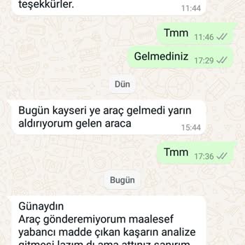 Saray Çiftliği Kalitesiz Kaşar Peyniri Ve İlgisiz Firma
