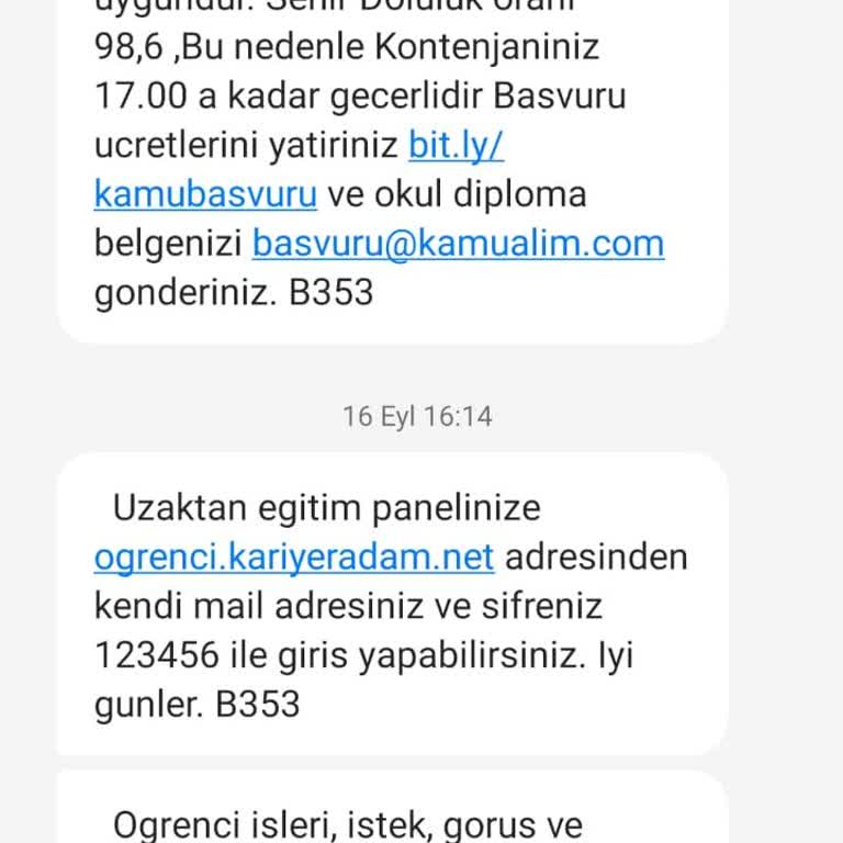 Kariyer Adam Üyeliğimi Sonlandırıp Paramı İade Etmelerini İstiyorum