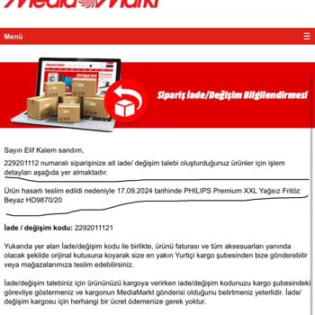 Yurtiçi Kargo Ürün Hasarını Kabul Etmemesi Ve Kuryesinin Yanlış Beyanı