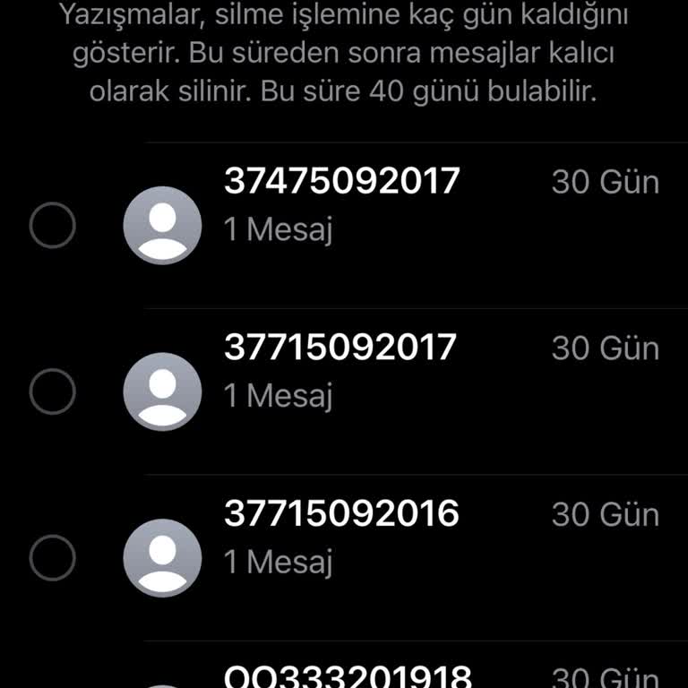 Vodafone'dan Gelen Rahatsız Edici Mesajlar