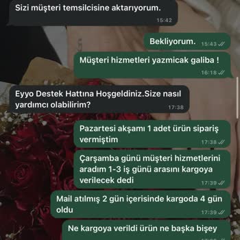 Eyyo Ürün Teslimi Yapılmadı.