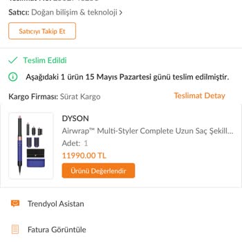Trendyol Dyson Saç Şekillendirici Sahte
