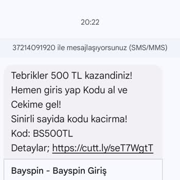 Bayspin Bonus Ve Çekim Şartları Konusunda Yaşanan Sorun
