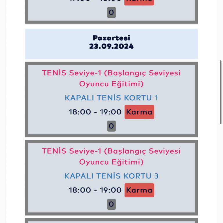 İbb Sporda Seans Seçemiyorum
