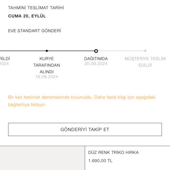 Zara Siparişim Teslim Edilmedi Ve Müşteri Hizmetlerine Ulaşamıyorum