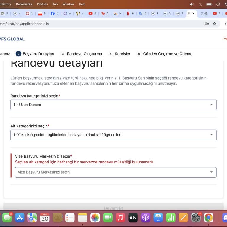 VFS Global Vfs Polonya Randevu Alamıyorum Şikayetleri Şikayetvar