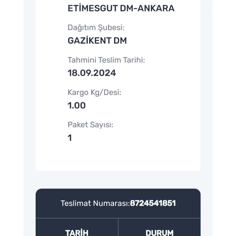 Sendeo Kargom Elime Ulaşmıyor