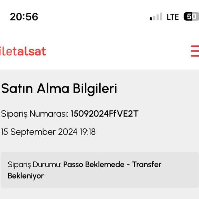 Biletalsat.com FB -GS Maç Bileti Aktarılmadı