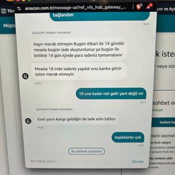 Amazon Yanlış Taksitlendirme Ve İade Sorunu