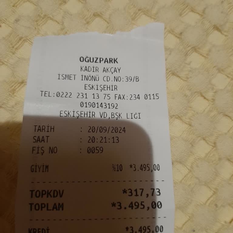 Oğuz Park Giyim Hesap Silinmesi Üzücü
