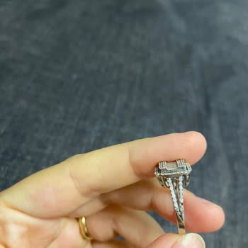 Bluediamond Yüzük- Pırlanta Düşmesi