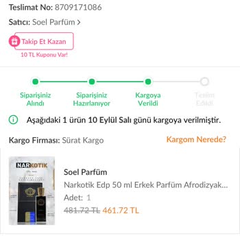 Trendyol Üzerinden Paramı Alıp Ürünümü Göndermediler.