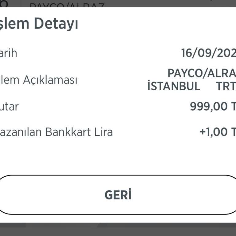 PayCO Aldığım Ürün Hakkında Bilgilendirme İstiyorum
