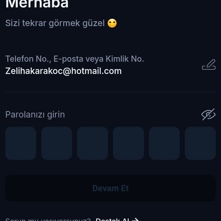 BTC Türk Hesabıma Giremiyorum