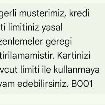 Ziraat Bankası Kredi Kartı Limit Arttırımı