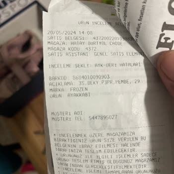 FLO Ayakkabı FLO Mağazasından Aldığım Ayakkabı 3 Ayda Aşındı Ve Garanti Kabul Edilmedi