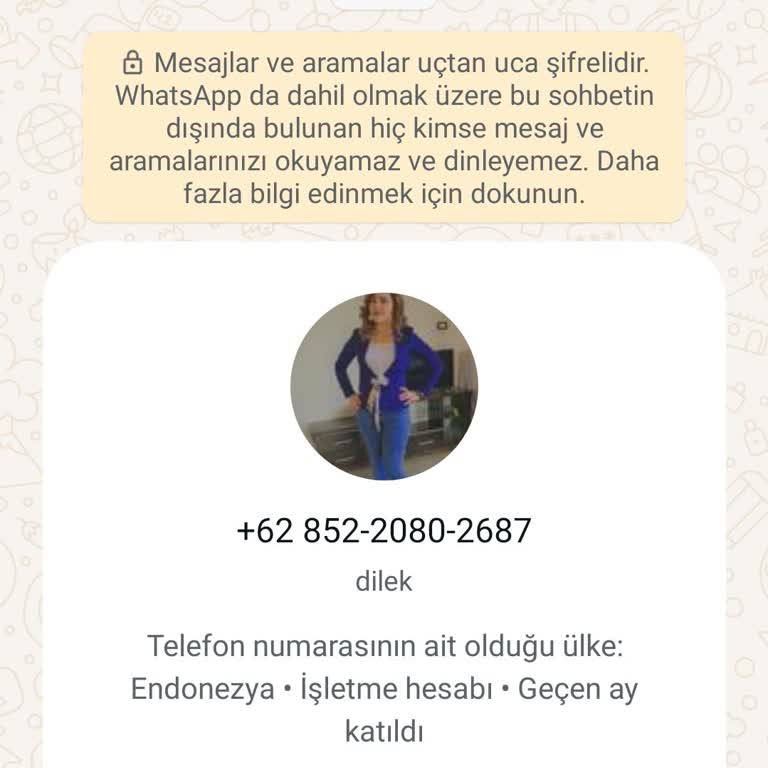 WhatsApp +62 Li Numara