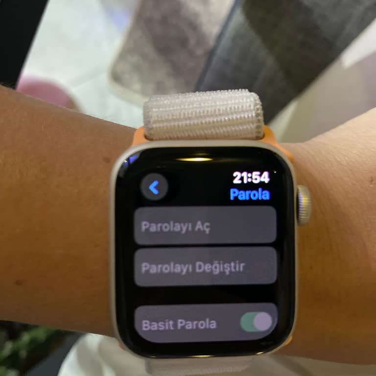 Apple Watch Parola Kısmına Dokunulmuyor