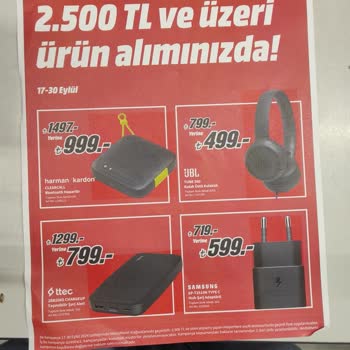 Media Markt Capacity Kampanya Ürününü Vermedi Ve Kötü Muamele Yaptı