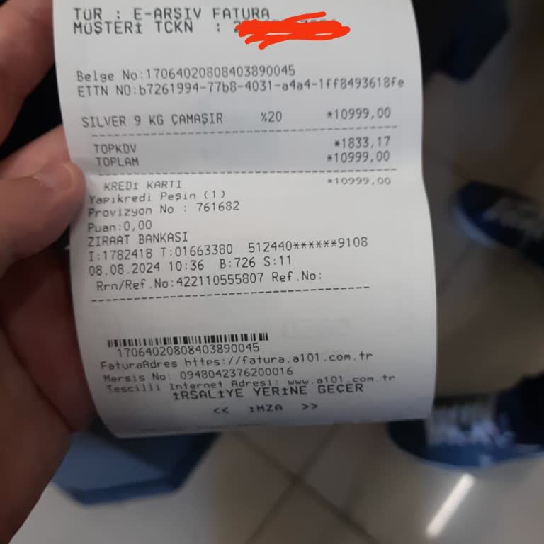 A101'den Alınan Çamaşır Makinesi 1 Aydır Teslim Edilmedi