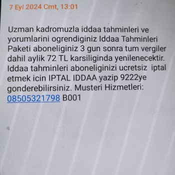 Bilgim Dışı Yapılan Bimcell Aboneliği