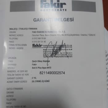Fakir X Bold 8472 Nin Kırılan Parçası