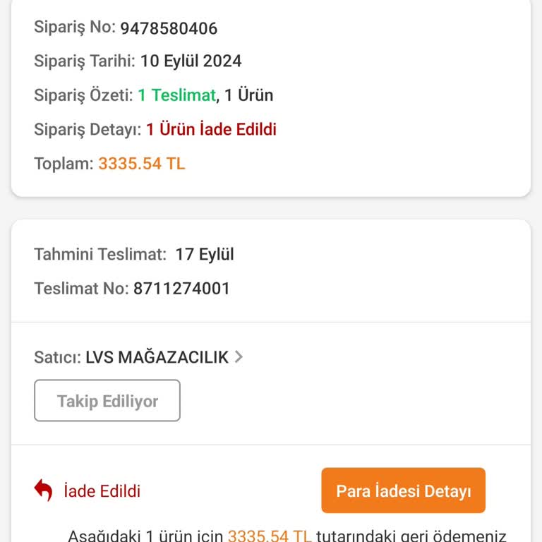 Trendyol Yanlış Gelen Numara Boşa Giden Kupon